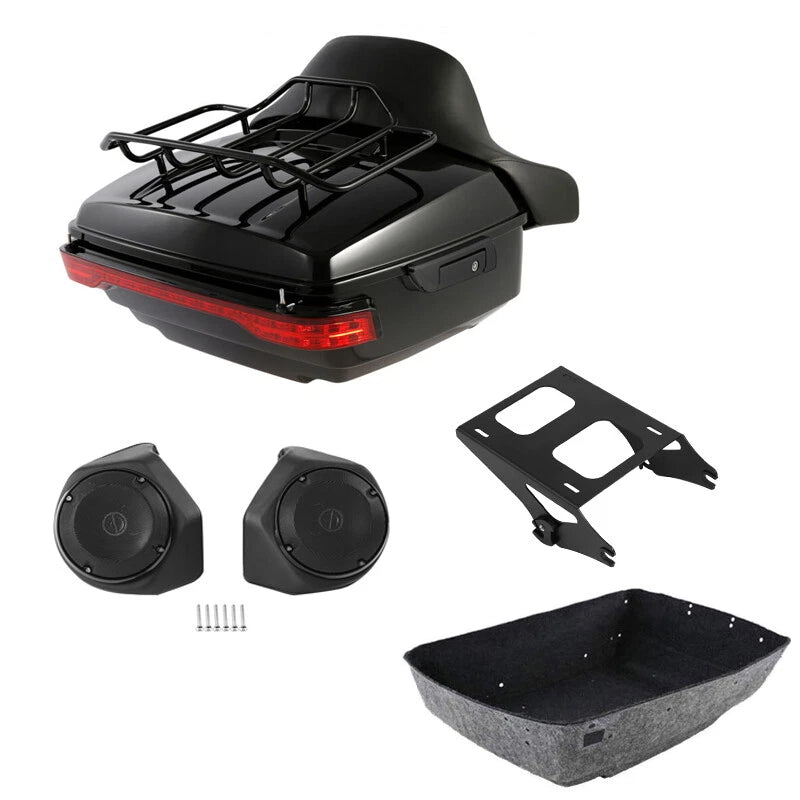 LED Speaker Mount Rack for Harley Touring (2014–2026)