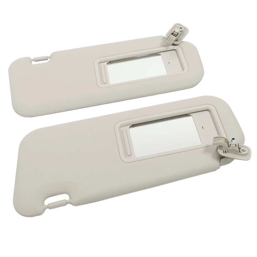 Set of 2 Sun Visors for Mazda 3 (2010–2013) Grey