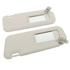 Set of 2 Sun Visors for Mazda 3 (2010–2013) Grey