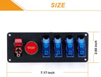 Ignition Switch Panel for Car Racing (LED, 12V)