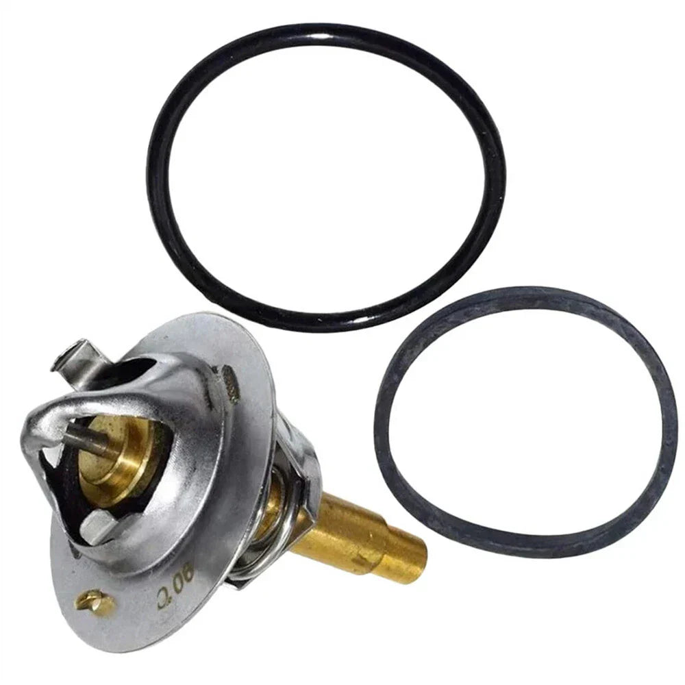 Engine Coolant Thermostat + Seal O-Ring for Benz C180 C230 (2001-2007)