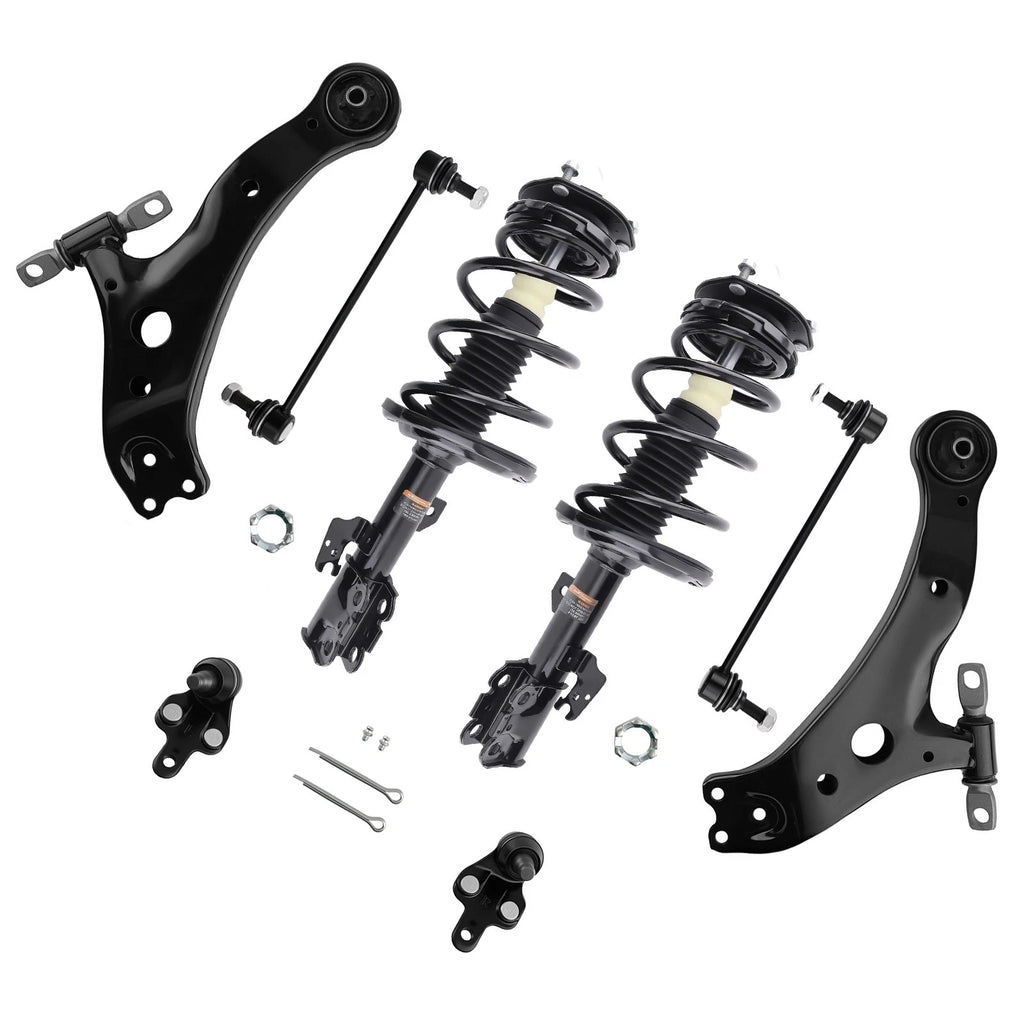 8PC Front Struts & Control Arm Kit for Toyota Camry Solara, Lexus ES330 (2004–2006)