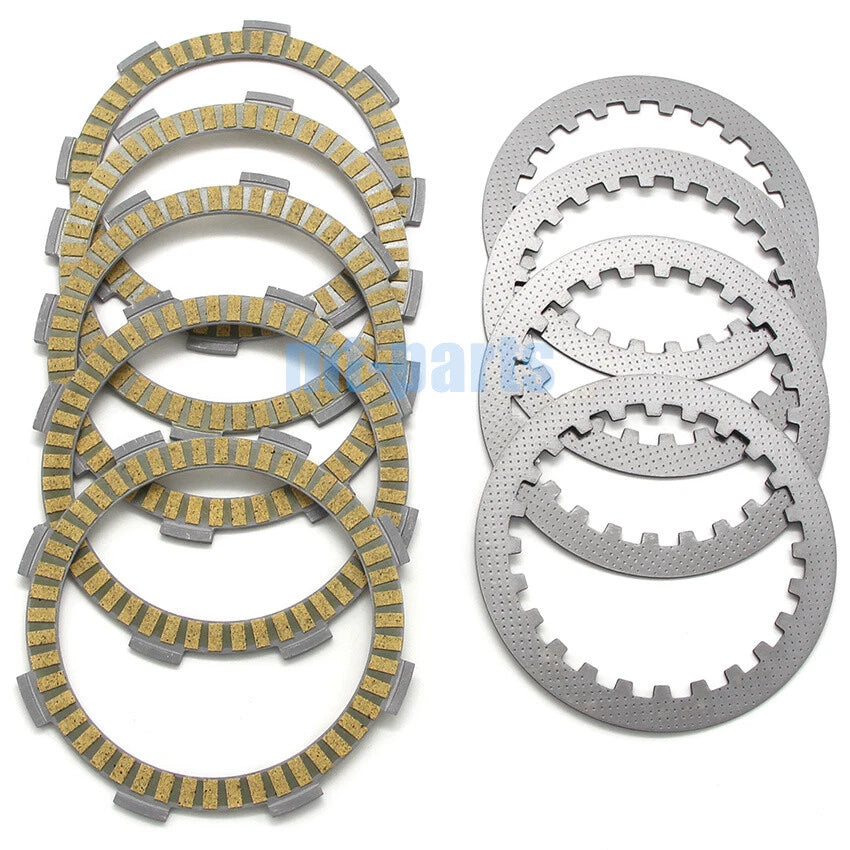 Clutch Friction Disc Plate Kit for Honda XR125L (2003–2008), XR185 (1979), XR200R (1981–2002)