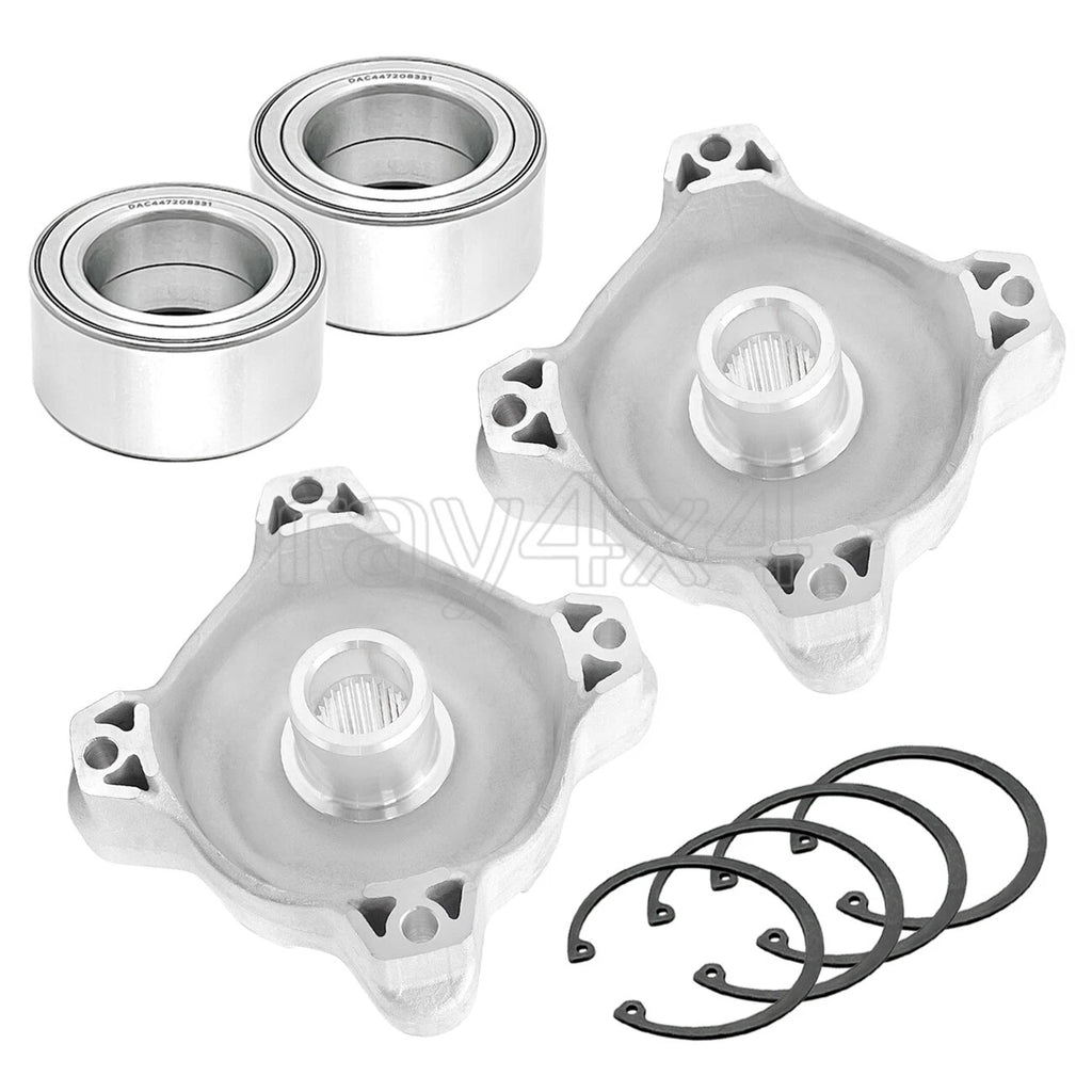 2X Front Wheel Hubs & Bearings for Polaris RZR 570 800 RZR S 800 (2008–2014)