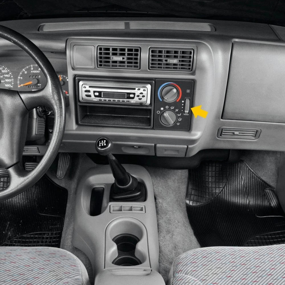 AC Control Knobs for GMC Jimmy Sonoma (1995–1997) Gray