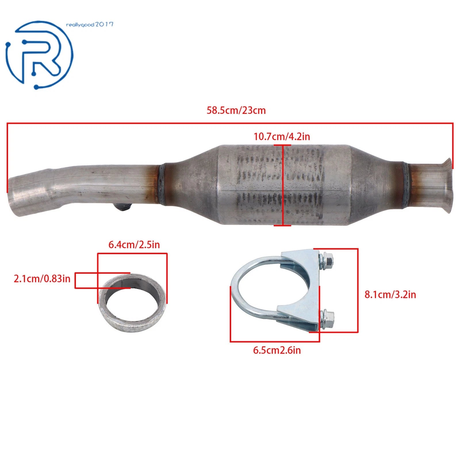 Exhaust Catalytic Converter for Toyota Corolla, Chevy Prizm (1998–2002) 15844
