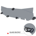 Rear Windshield Window Panel for Can Am Maverick X3 Max R (2017–2021) Dark Tinted