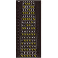 Guitar Neck Fretboard Map with Removable Vinyl Stickers