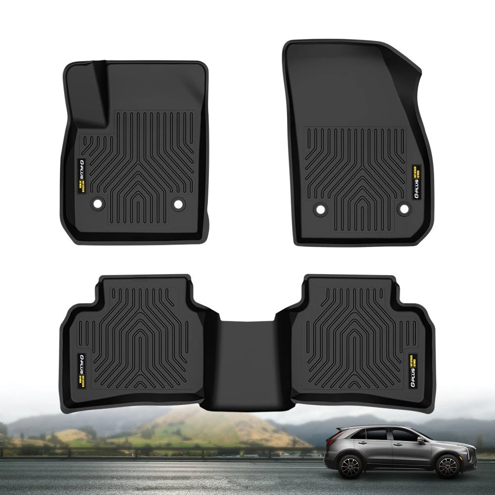 Set of TPE Floor Mats for Cadillac XT4 (2019–2025) All Weather Protection
