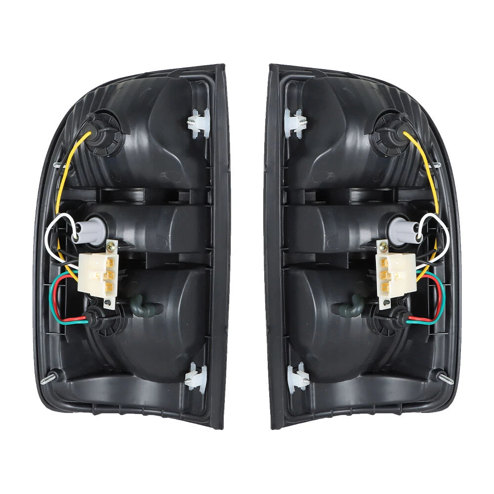 Set of 2 Red Smoked Tail Lights for Toyota Tacoma (2001–2004)