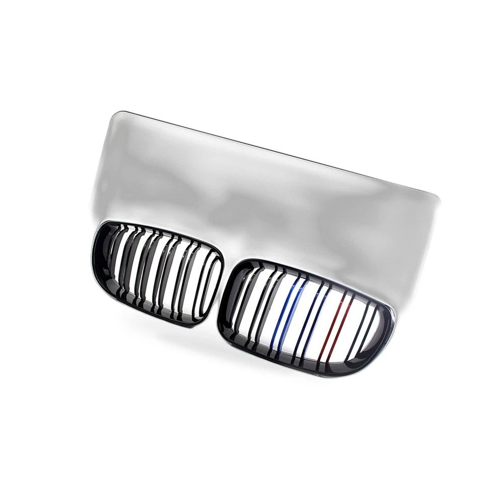 Double Line M Style Grille for BMW 1 Series E81 E87 (2008–2011) Gloss