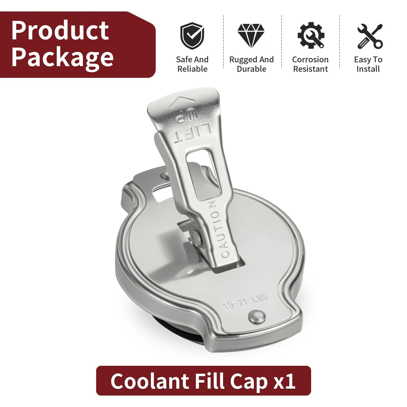 Coolant Fill Cap for Polaris 440 500 600 700 Classic XLT Widetrak LX (1992–2010)