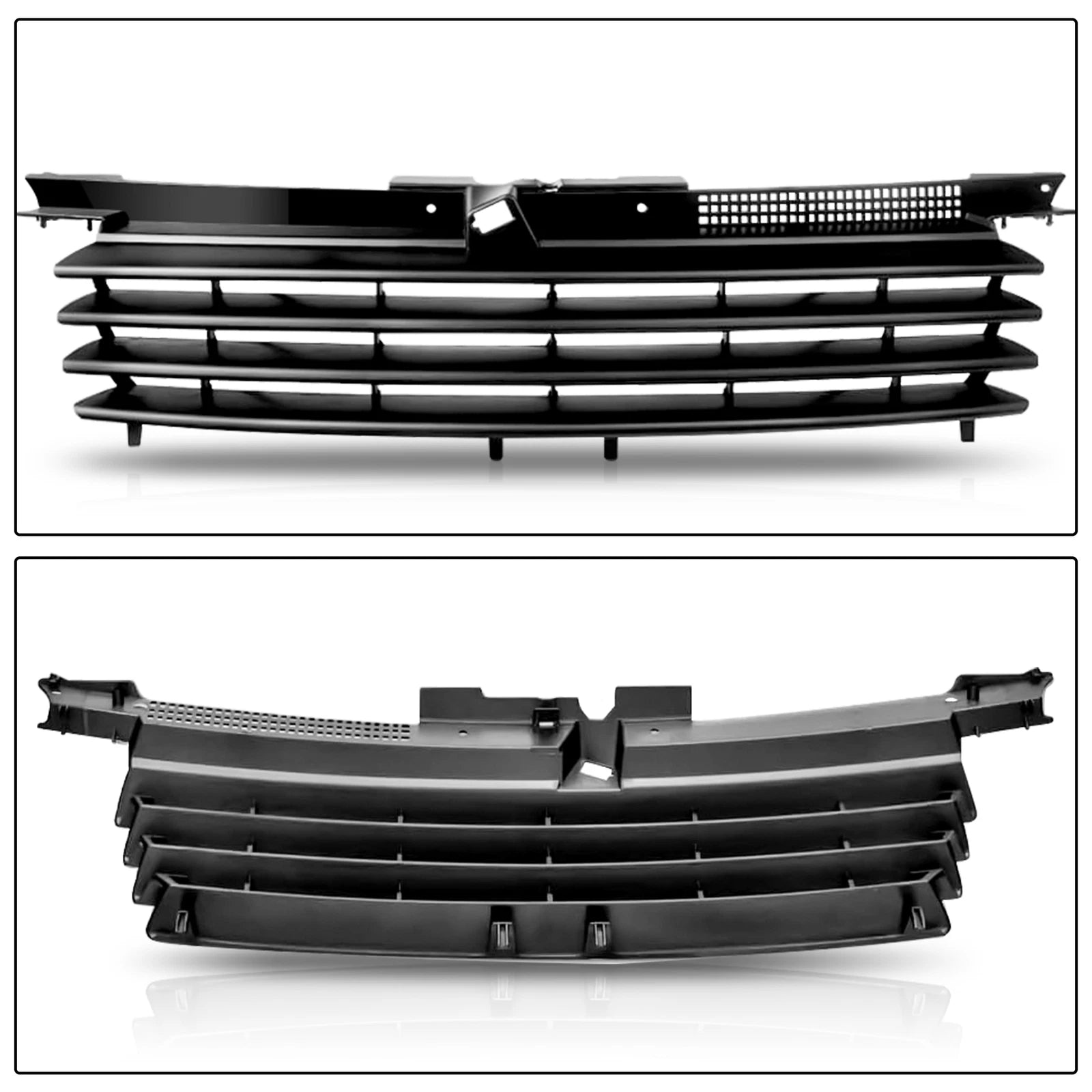Front Badgeless Grill with Hood Notch Filler for VW Jetta Bora (1999–2005)