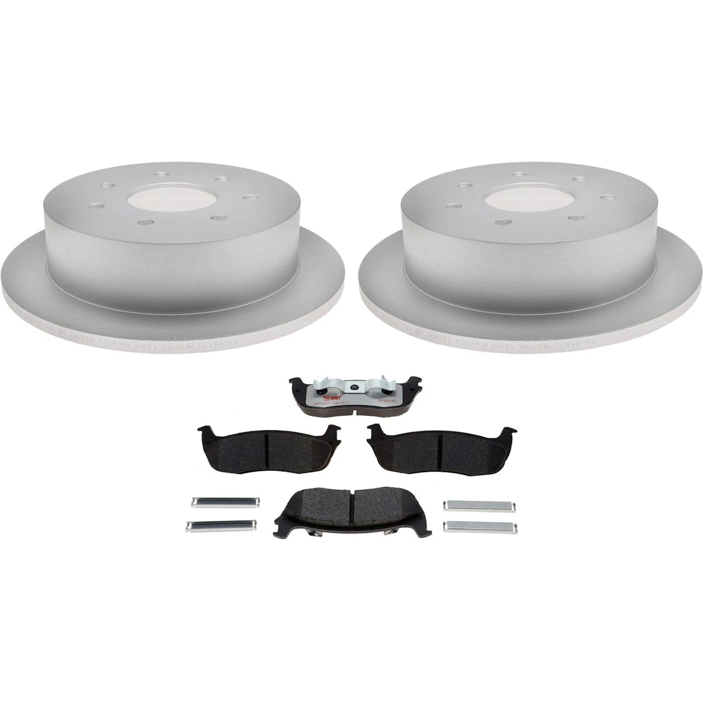 Set of 2 Brake Disc and Pad Kits for Ford F150 (Rear)