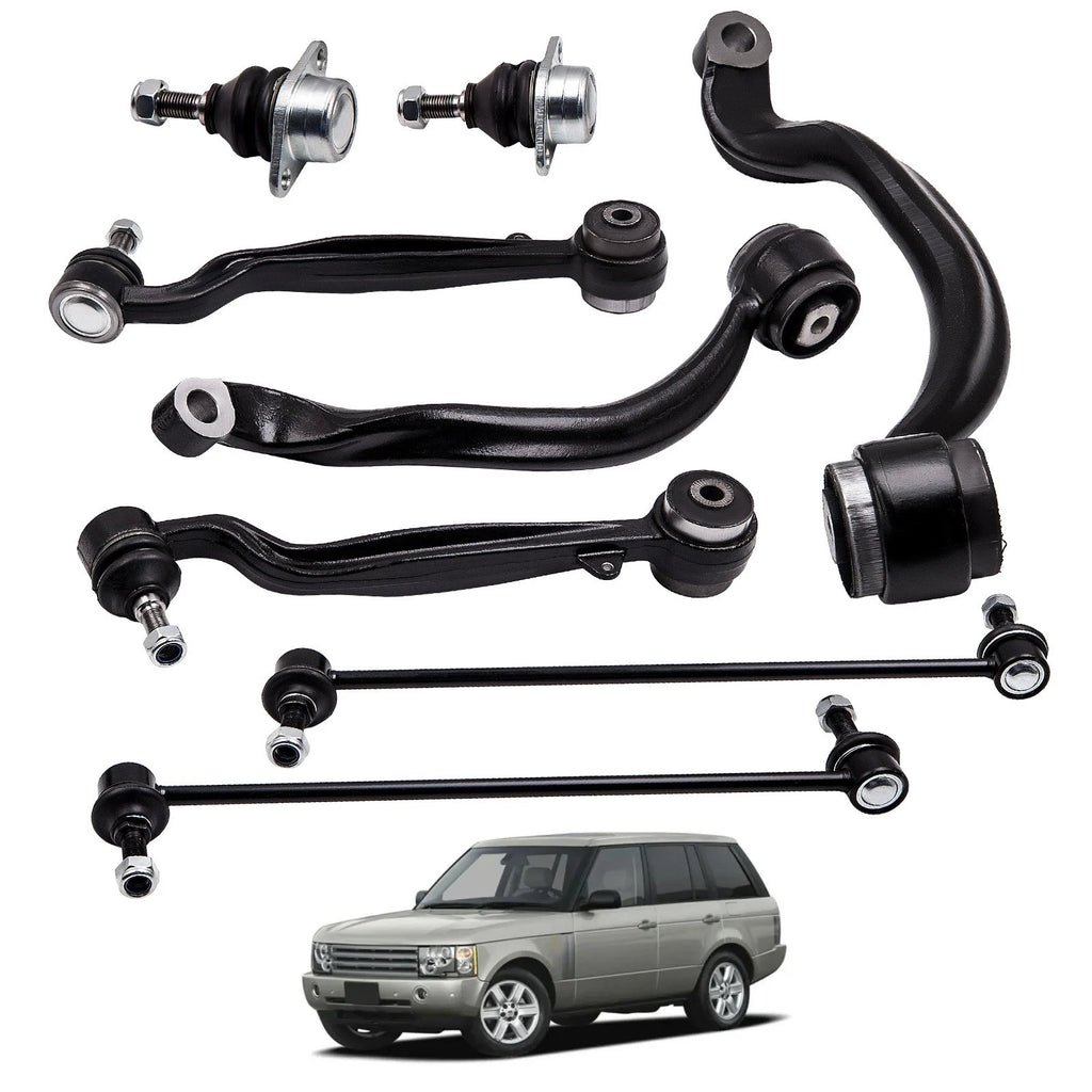 8pc Front Control Arm Ball Joint Sway Bar for Range Rover (2003–2012)