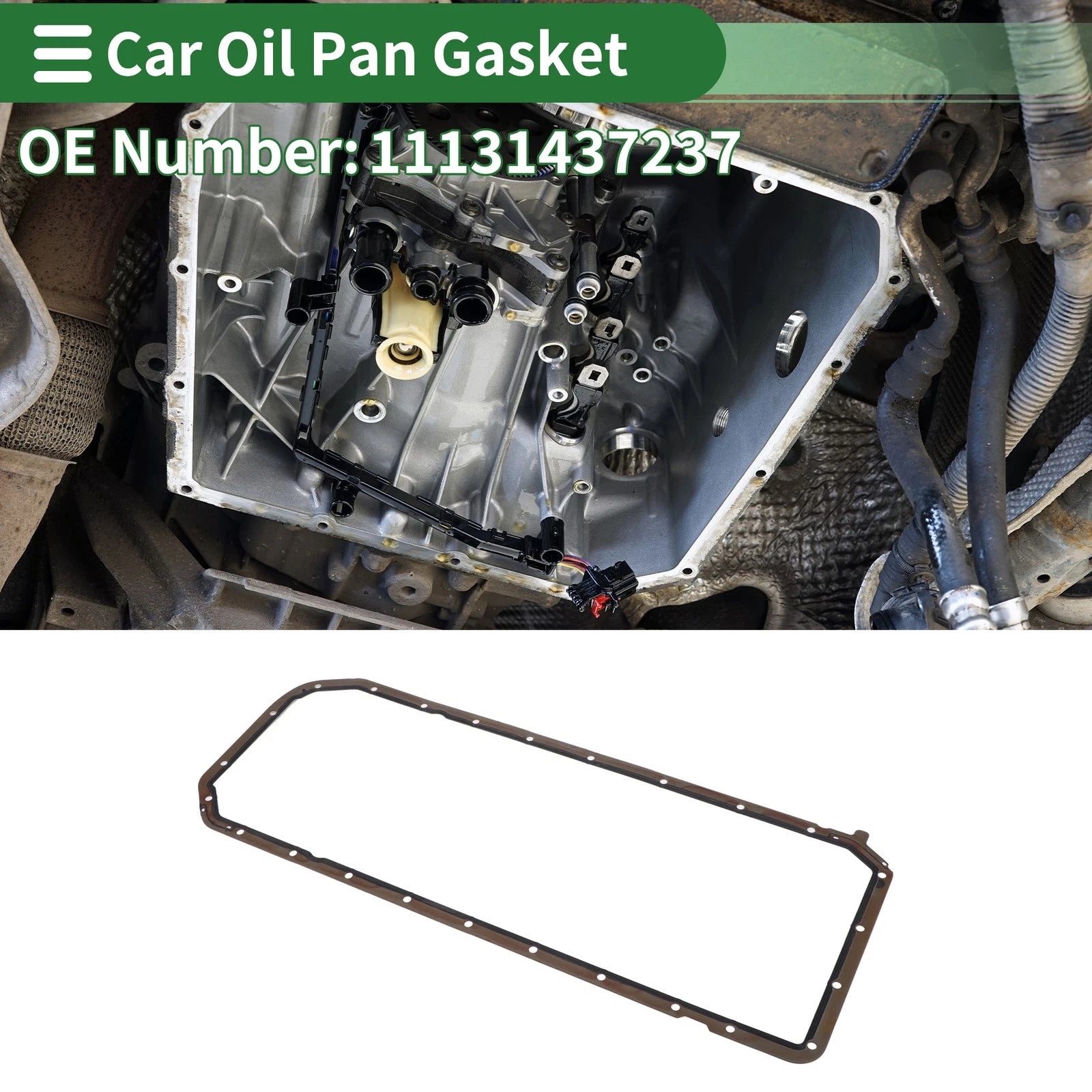 Oil Pan Gasket for BMW 323i 1998-2000, 328i 1996-2000 (11131437237)
