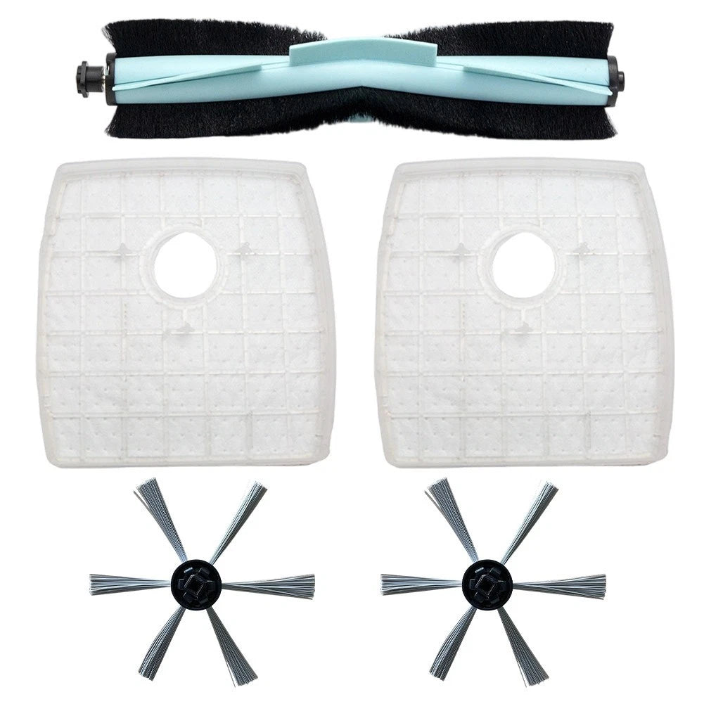 Main Brush Side Brushes Filter Kit for SilverCrest M690, WAP W310