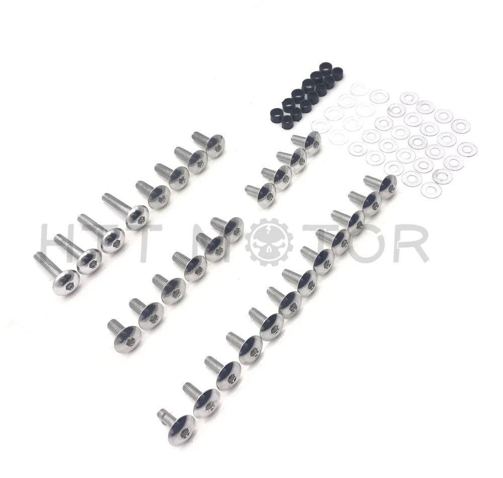 Fairing Bolt Kit for Suzuki GSXR 600 (2001–2003) - Silver