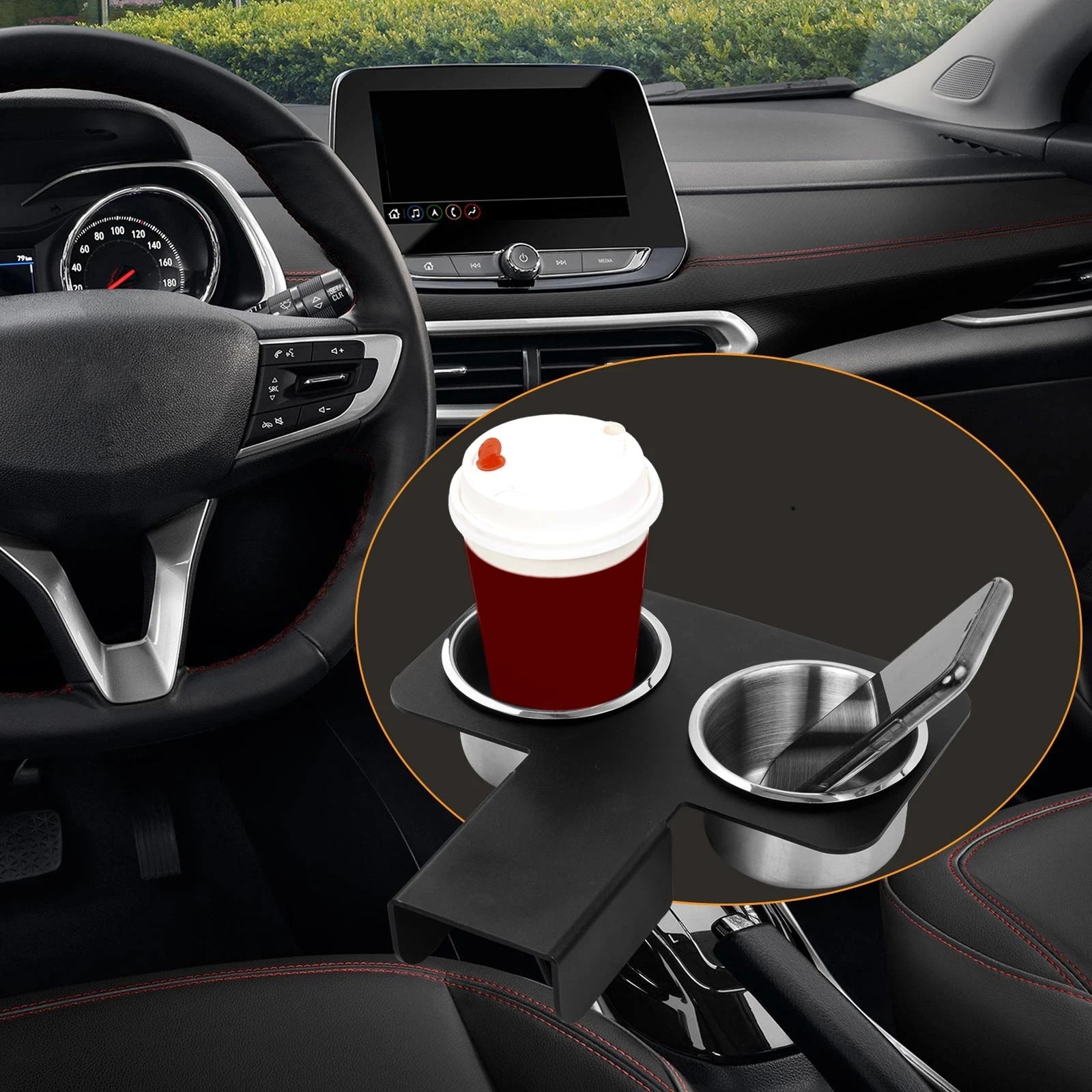 Detachable Drink Center Console Cup Holder for Chevy GMC C10 C20 C30 K10 (1973–1991)