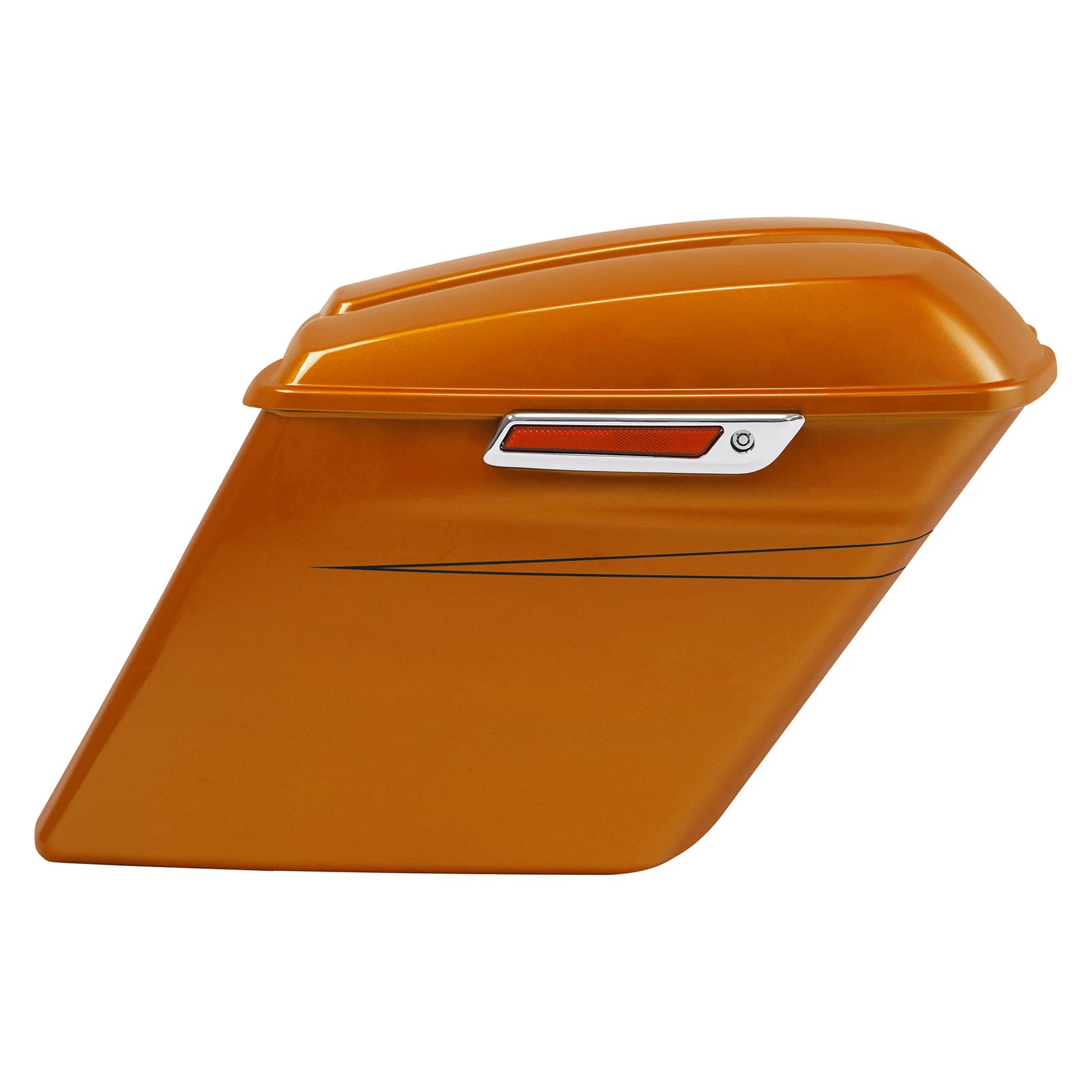 5" Stretched Saddlebags for Harley Street Road Glide (2014–2023) Amber Whiskey