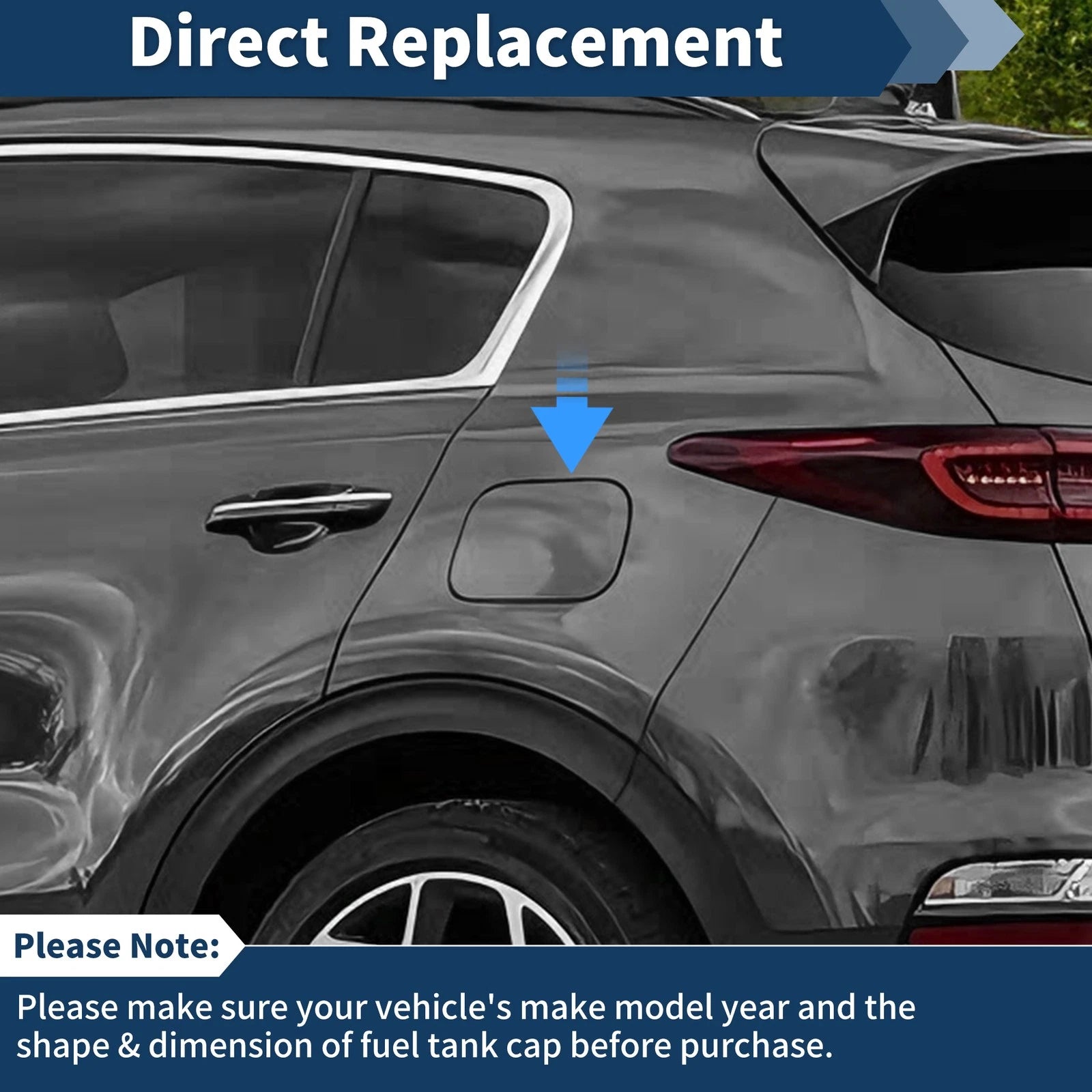 Fuel Filler Lid for Kia Sportage (2020–2022) 69511-D9500