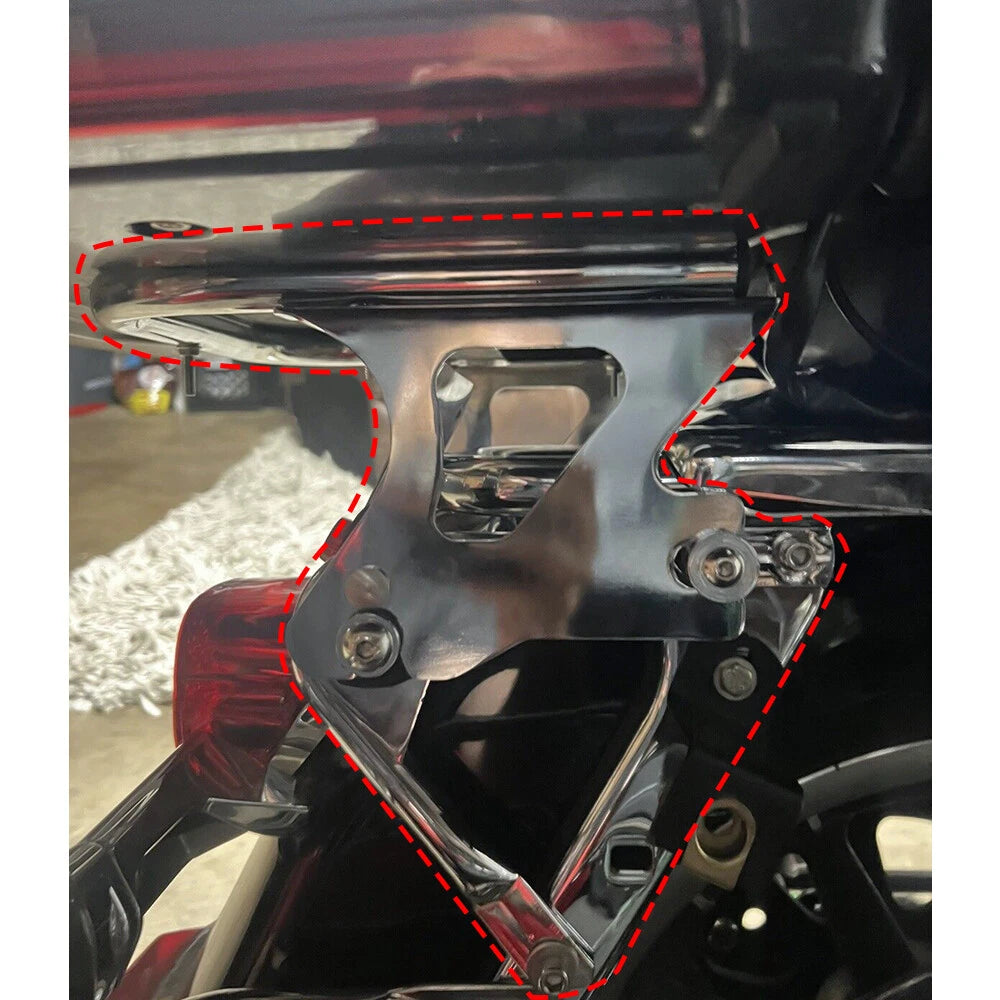 Quick Detach Trunk Mount Rack Docking Hardware Kit for Harley Touring (1997–2008)
