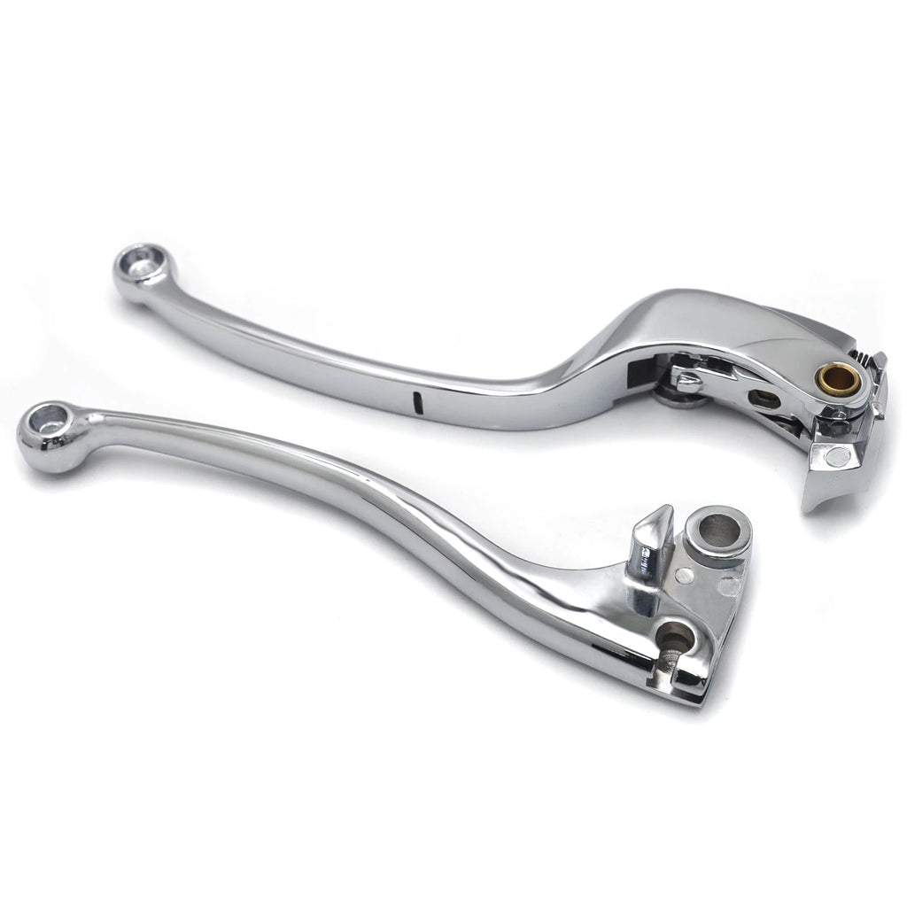 Chrome Brake Clutch Levers for Kawasaki Ninja ZX10R ZX6R Z1000 Z750R (2007–2012)