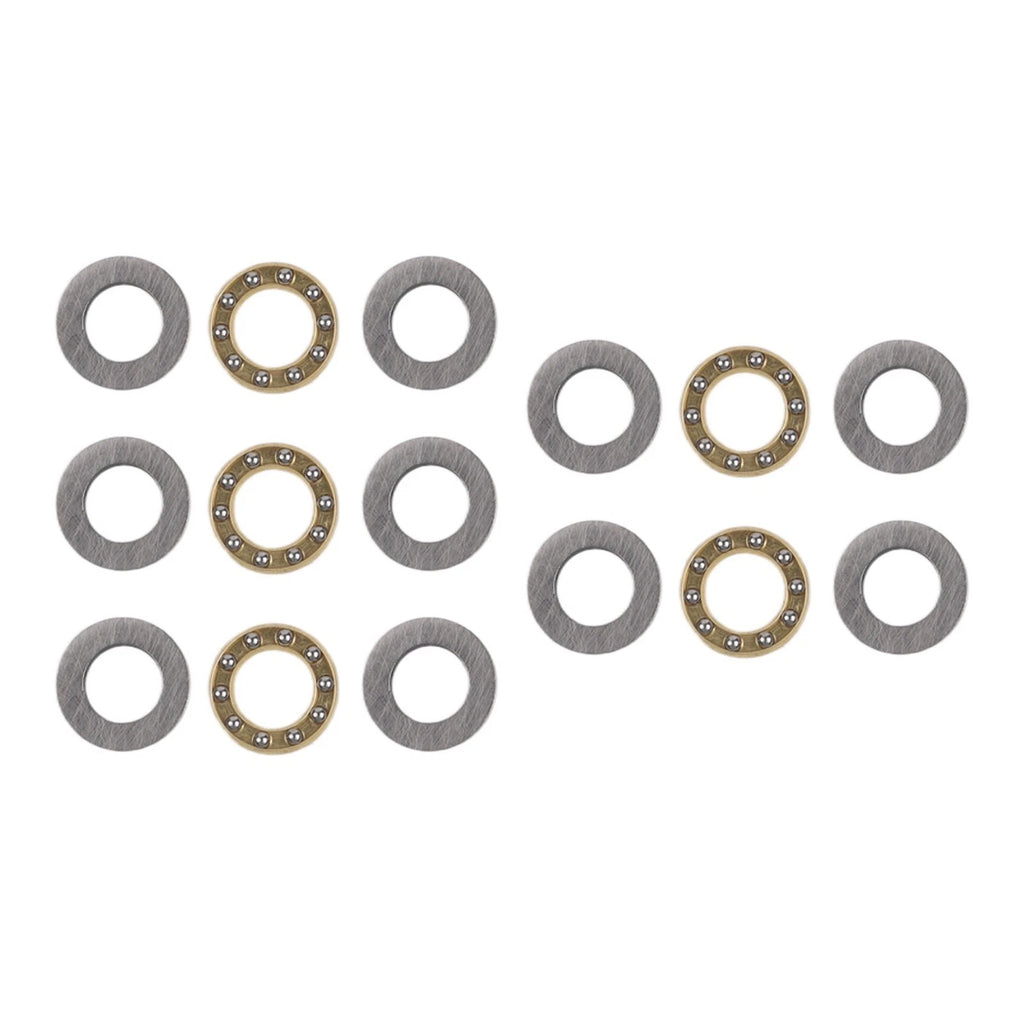 Set of 5 Miniature Axial Ball Bearings F8144M 8x14x4mm for Tools