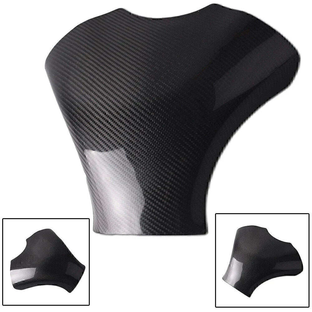 Carbon Fiber Fuel Gas Tank Cover Protector for Kawasaki Ninja ZX6R (2007-2008)