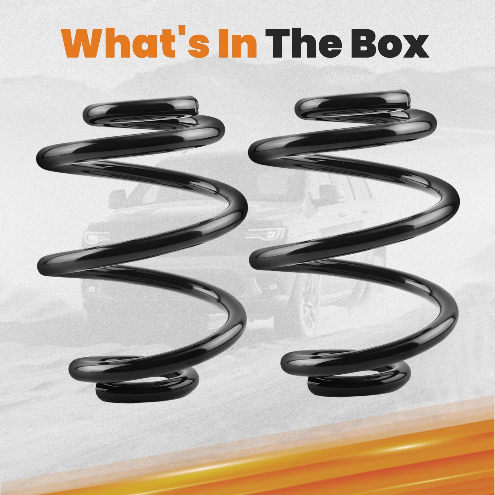 4" Rear Lowering Coil Springs Drop Kit for Chevy GMC Truck 1/2 Ton 1960–1972