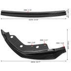 Set of 2 Glossy Black Front Bumper Lip Splitters for BMW 3 Series G28 (2019–2021) 747709127620