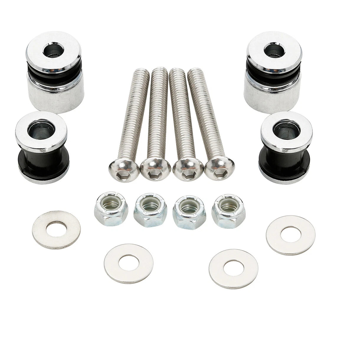Sissy Bar Rack Docking Hardware Kit for Harley Softail (1984–1999)