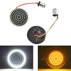 2X 1157 LED Turn Signal Light Inserts for Harley Softail Touring Dyna Sportster