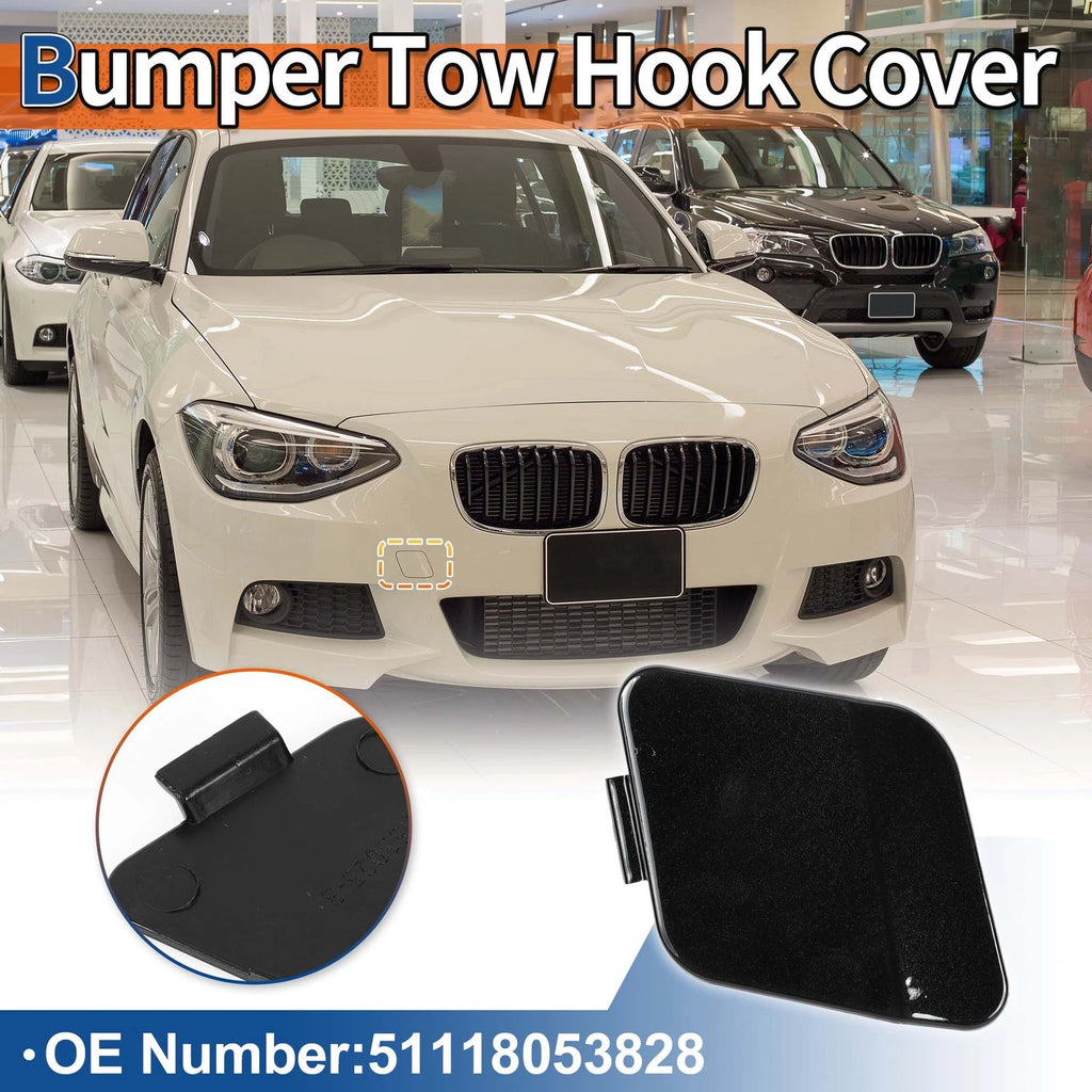 Tow Hook Cover for BMW 114i (2012–2014) No. 51118053828 Black Sapphire