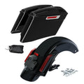 4" Extended Hard Saddlebags & Rear Fender for Harley Touring Glide (2014–2024)