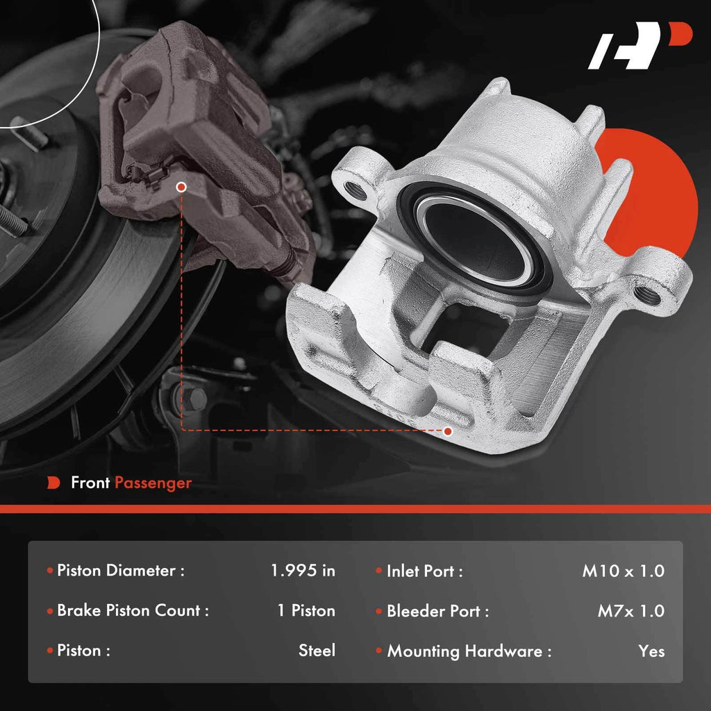 Front Right Brake Caliper for Mitsubishi Mirage (2017-2021)