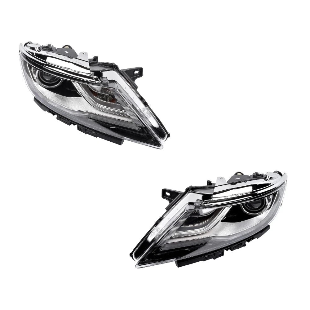 2Pcs Headlamp for Lincoln MKC (2015–2019) HID Lamp w/LED FO2518125 FO2519125
