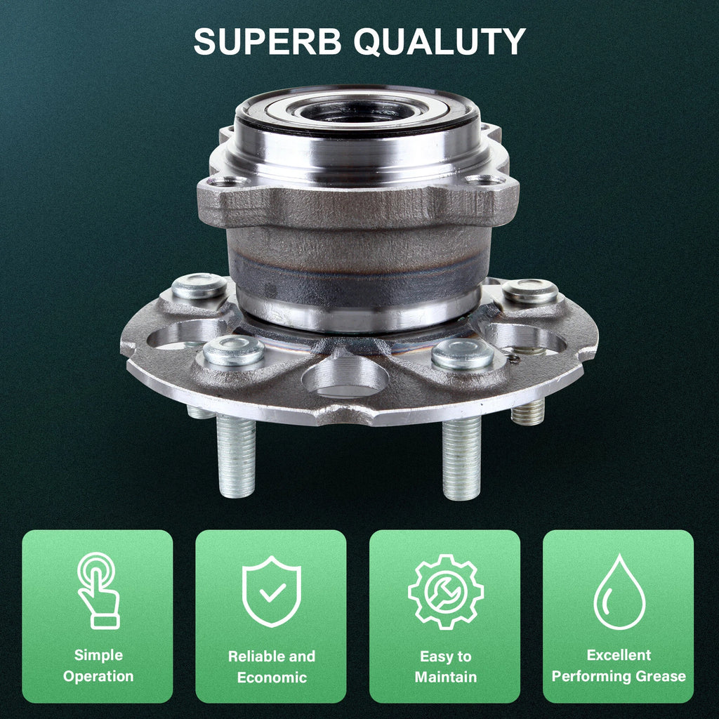2X Rear Wheel Bearing Hub for Acura RDX, Scion xB, Honda CR-V (2007–2011)