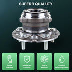 2X Rear Wheel Bearing Hub for Acura RDX, Scion xB, Honda CR-V (2007–2011)