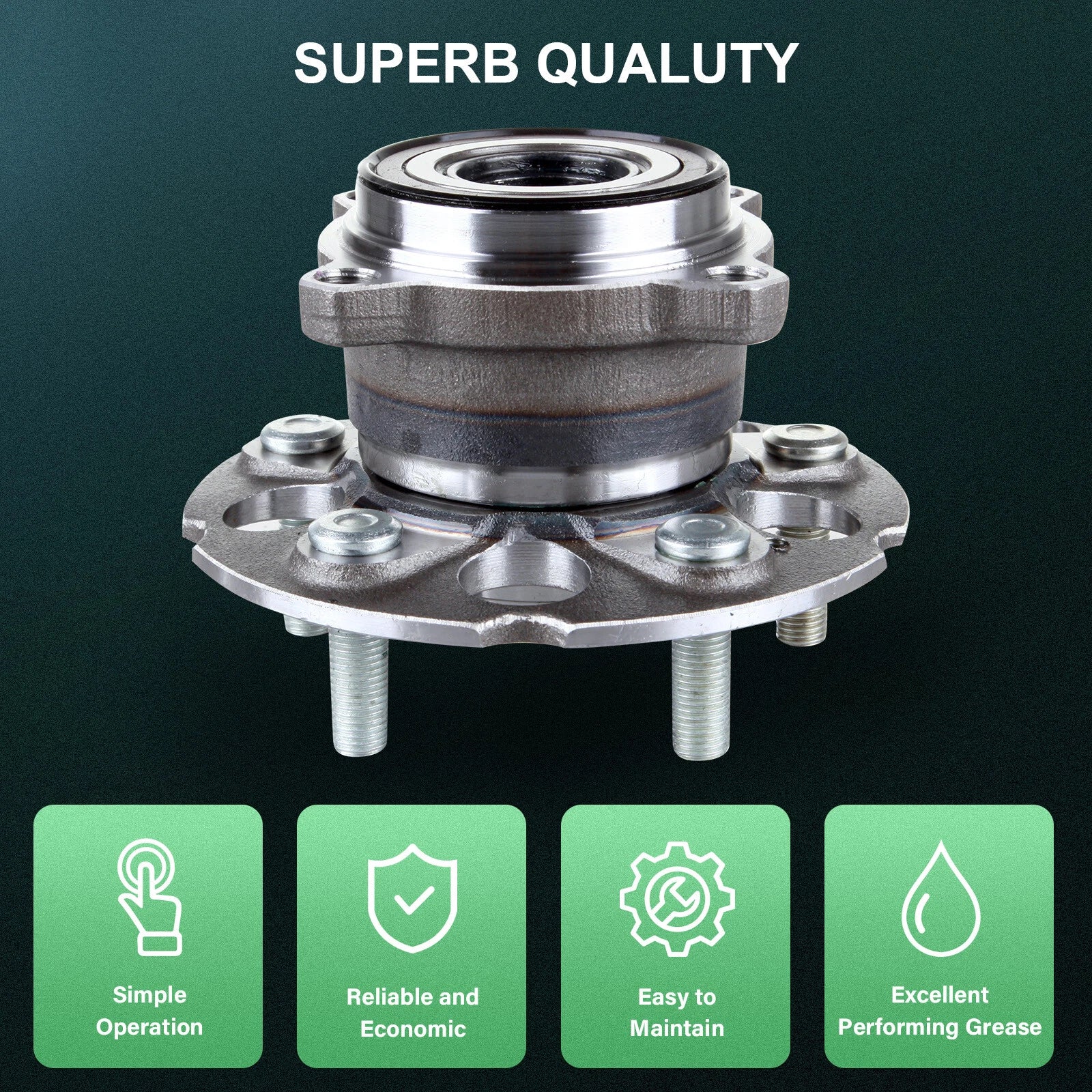 2X Rear Wheel Bearing Hub for Acura RDX, Scion xB, Honda CR-V (2007–2011)