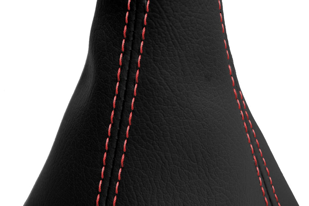 E Brake Boot Cover for Audi TT (1998–2006) Red Stitch Leather