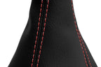 E Brake Boot Cover for Audi TT (1998–2006) Red Stitch Leather