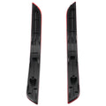 Bumper Reflector Pair for Mercedes-Benz GLK W204 (2013–2015) Red Lens ABS