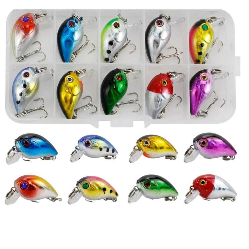 12pc Fishing Bait Set for Freshwater White Bream & Saltwater Bass
