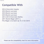 Replacement Dual Fan Assembly Repair for 2014 Chevrolet Impala (2014–2014)