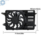 Radiator Cooling Fan Assembly for Chevrolet Malibu (2021–2022)