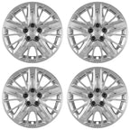 18' Screw-on Chrome Wheel Cover Hubcaps for 2014-2017 Chevy Impala