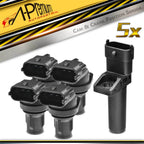 Set of 4 Camshaft & 1 Crankshaft Position Sensors for Benz E350 (2006–2010)