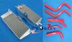 Aluminum Radiator + Blue Hose for Honda CR250R CR250 (1985-1987)