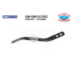 Replacement Steel Driver/Passenger Side Front Bumper Face Bar Outer Brace